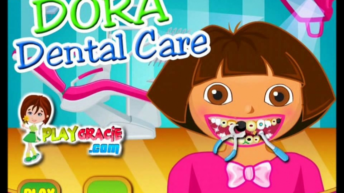 Soins enfants dentaire pour amusement amusement des jeux enfants petit Dora gameplay dora