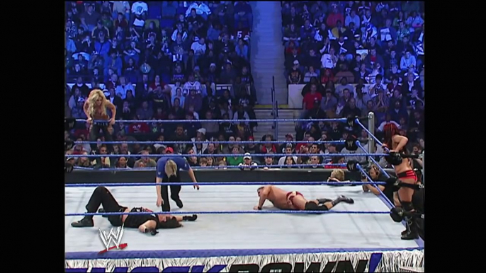 Michelle McCool and Chuck Palumbo vs. Victoria and Kenny Dykstra (SD! January 4, 2008)