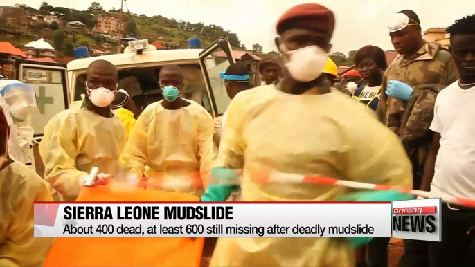 Death toll rises as some 600 people are still missing in Sierra Leone