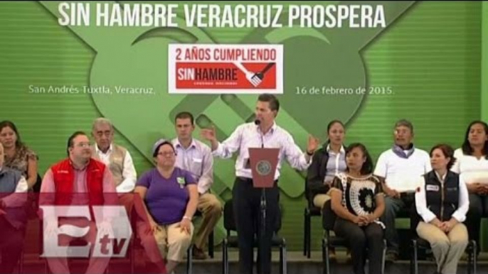 Destaca Peña Nieto compromiso para mejorar calidad de vida / Cruzada Nacional contra el Hambre