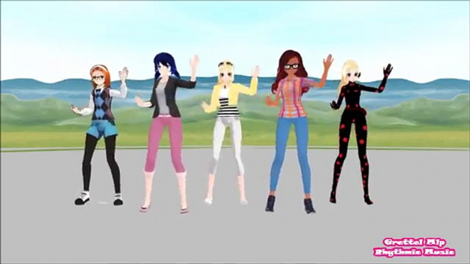 Mmd miraculous ladybug Nightcore TiK ToK Kesha With Lyrics On Screen