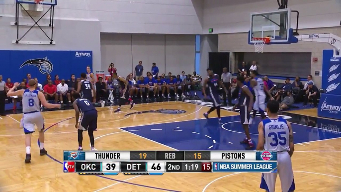 Full Highlights: Oklahoma City Thunder vs. Detroit Pistons from Orlando Summer League (92