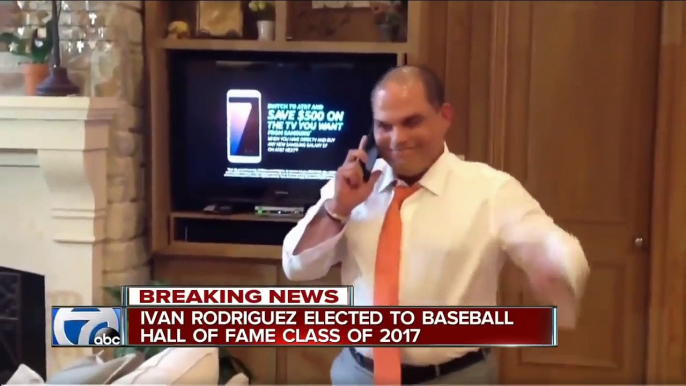 Former Tigers catcher Ivan Rodriguez elected to Baseball Hall of Fame