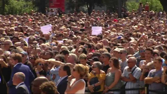 Barcelone : la minute de silence pour les victimes de la double attaque terroriste