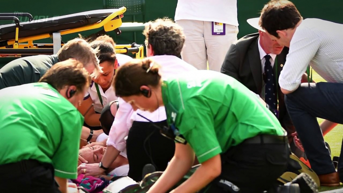 Bethanie Mattek Sands SCREAMS for Help After Suffering Gruesome Wimbledon Injury