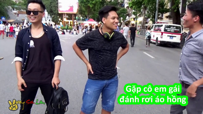 Vương Sơn Lâm Troll em ơi, lòi áo ngực kìa! (Open Bra PRANK)