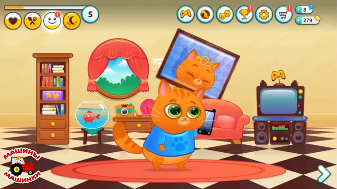 Gato gato gato mi en Niños para historietas del gato Bubba hospital de dibujos animados del gato 2 juego virtual de bubbu