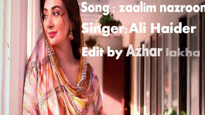 zalim nazroon sy tum na mujhko dekho mar jaunga by pak drama song and sung by ali haider