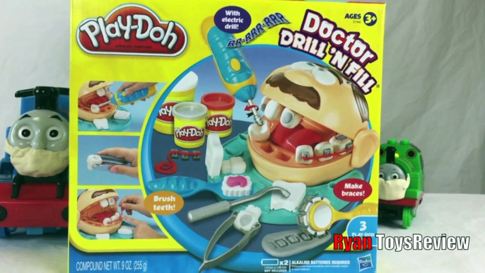 Dentiste docteur percer remplir amusement amusement enfants jouer jouet jouets Doh n playset doh playdough minnie p