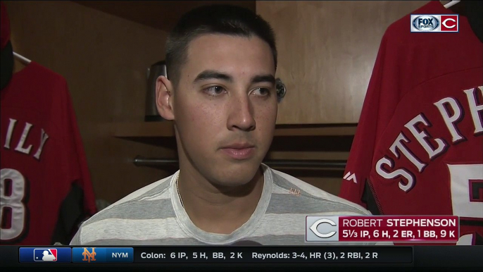 Robert Stephenson assesses his first start since mid April with Cincinnati Reds