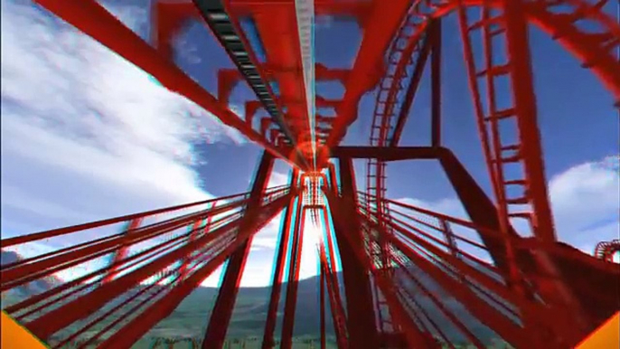 Balle des lunettes Courses Coasters russes en montagnes russes en colonnes colossus-3d nécessaires-nolimits c