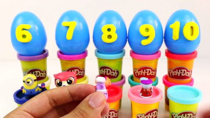 Apprendre à comte avec pâte à modeler nombres moule formes et nombres amusement jouets pour enfants