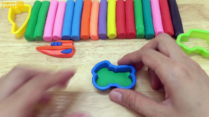 Et enfants argile couleurs Créatif pour amusement amusement enfants Apprendre la modélisation jouer tout petit vidéos