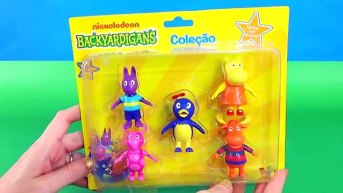 En Portugués juguetes Backyardigans tyrone uniqua pablo tasha austin juguetes backyardigans