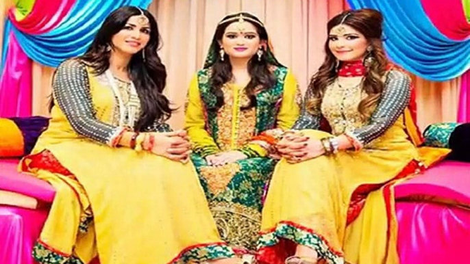 Latest Bridal Mehndi Dresses Designs Collection -Mehndi Dresses 2017 For Pakistani Stylish Girls