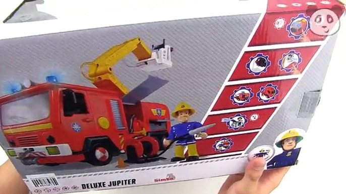 Le mercure et pandido allusion ⭕ sam pompier jouet camion de pompier décompressé