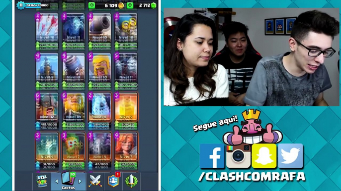 A JOGADORA QUE GANHOU MAIS LENDÁRIAS GRÁTIS EM TODO CLASH ROYALE?!