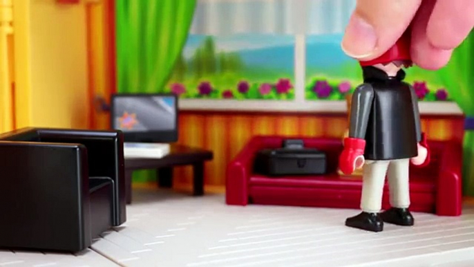 Et quadrilatère la télé ⭕ playmobil déballer la police jeu de jouets escrocs pandido