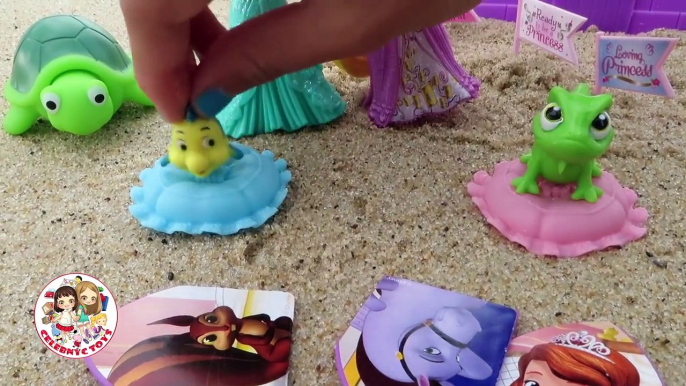 Plage Château Cendrillon Nouveau jouer Princesse le sable Ensemble MagiClip Rapunzel disney ariel belle vous