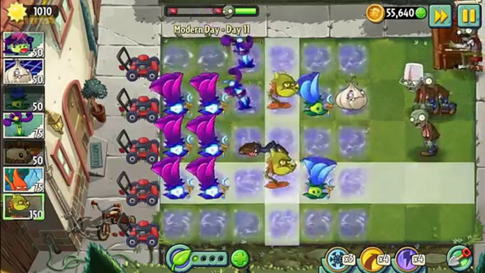 Día moderno plantas sombra zombis Vs 2 10,11,12 Shroom