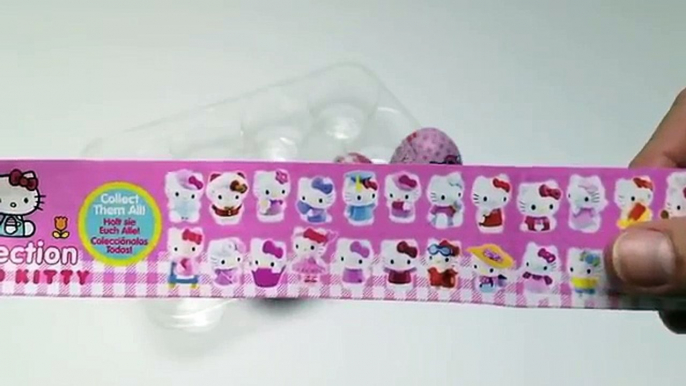 Kinder SURPRISE Eggs HELLO KITTY Unboxing Kinder Surprise Girls – 3S