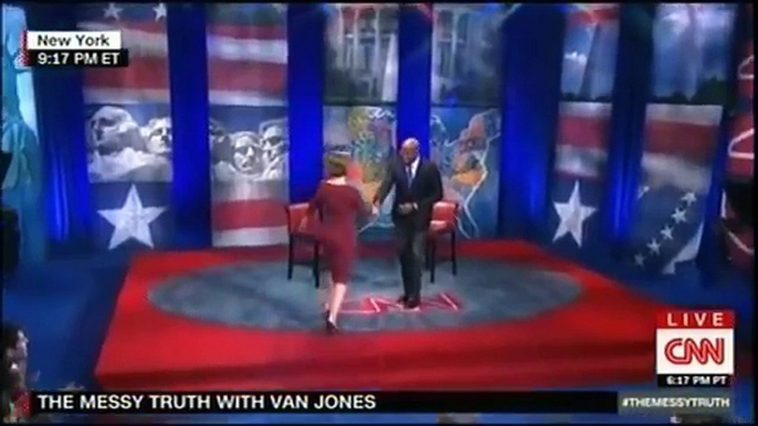 CNN The Messy Truth Van Jones 1/11/17 Town Hall p2 Carly Fiorina over Trump Win, Jeff Sess