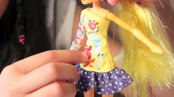 Equestria Girls Rainbow Rocks APPLEJACK My Little Pony Doll Review! by Bins Toy Bin