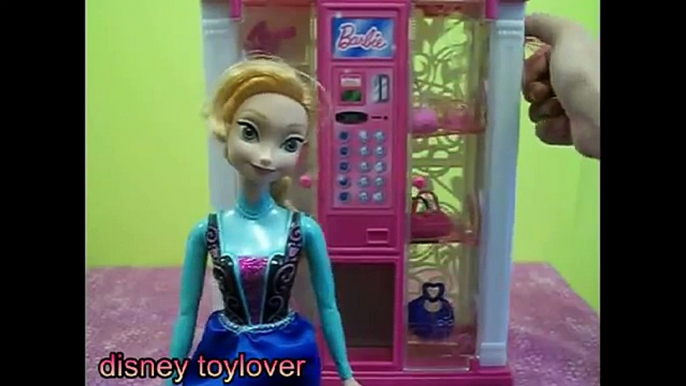 Et poupées mode mode gelé vente Barbie elsa anna machine playset disney barbie sto