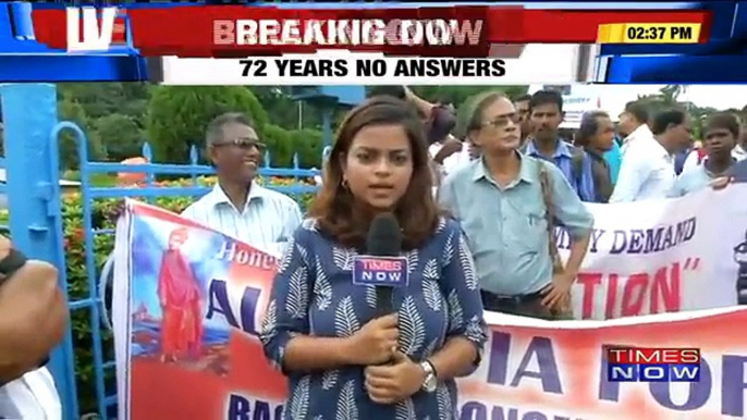 Netaji Relatives March For SIT Probe In Kolkata, Rally From Red Road To Netaji Bhawan