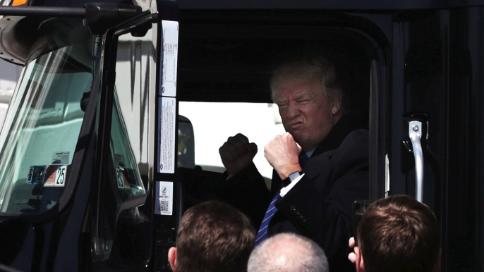 Trump and the art of the vehicular photo op