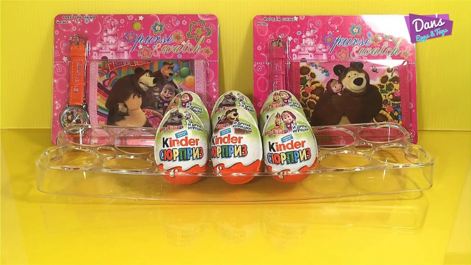 Huevos huevos huevos para sorpresa juguetes video Niños para y masha oso de juguetes Kinder Sorpresa nueva serie