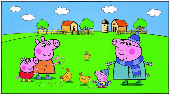 Animé à Livre par par coloration journée juste amusement amusement hors hors porc le le le le la Peppa |