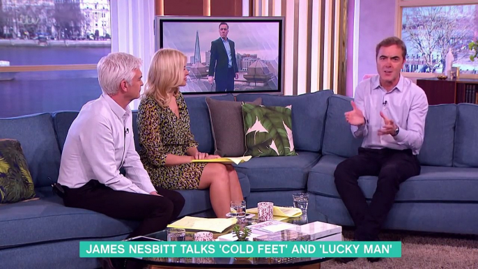 James Nesbitt Gets a Phone Call While Talking Series Two of Lucky Man | This Morning