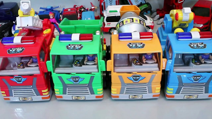 Voiture complet jouet un camion jouets machines dessins animés pro Ttobot voitures lourds poly Pororo Get dans les jouets Cabot HD