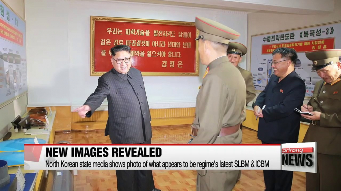 North Korean state media shows photo of what appears to be regime's latest SLBM & ICBM