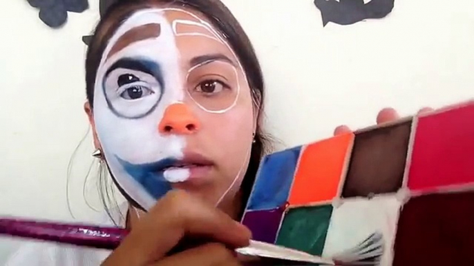 Cara congelado pintar monigote de nieve el Disney olaf tutorial