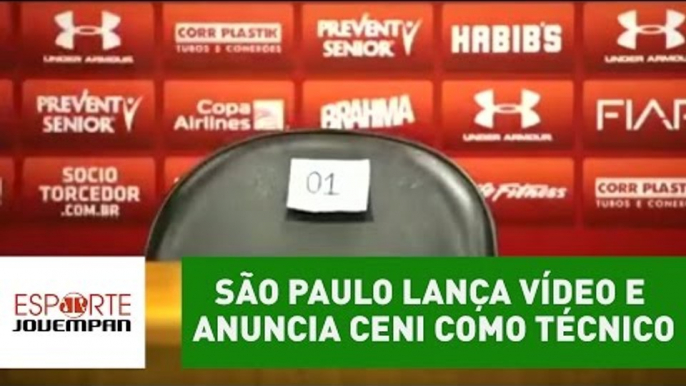 São Paulo lança vídeo e anuncia Rogério Ceni como novo técnico