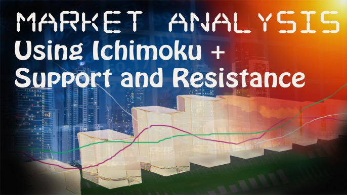 Forex Trading,  Market Forecast -  Ichimoku Basics + Support / Resistance