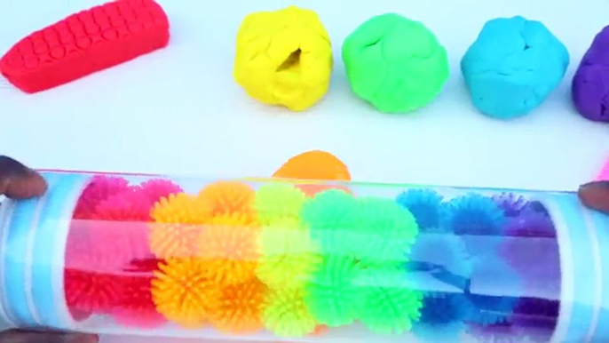 Argile couleur Comment Apprendre faire faire la modélisation broche jouer arc en ciel rouleau à Il Doh créer popsicle