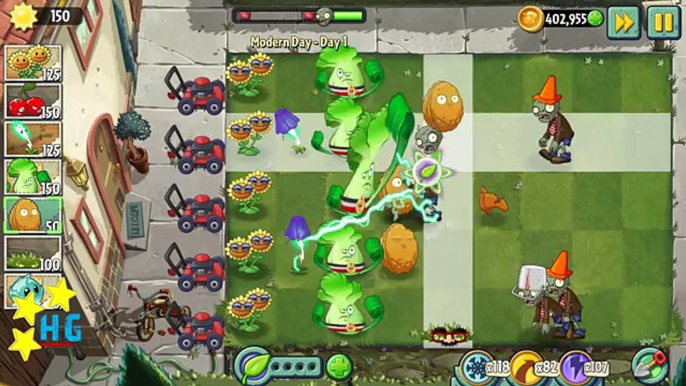 Día moderno plantas portales zombis Vs 2 1