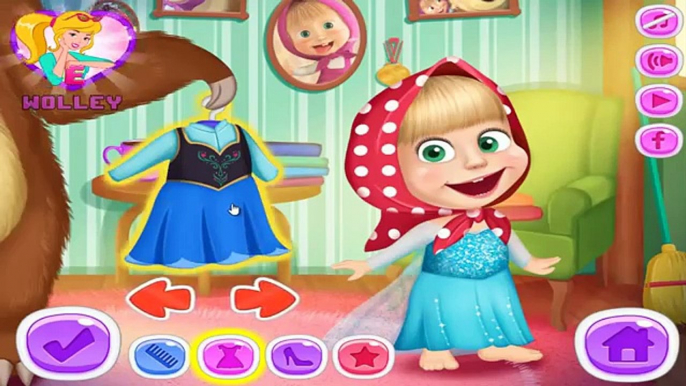 Et ours Robe pour des jeux enfants Princesse le le le le la vers le haut en haut et Masha Disney Masha Medved