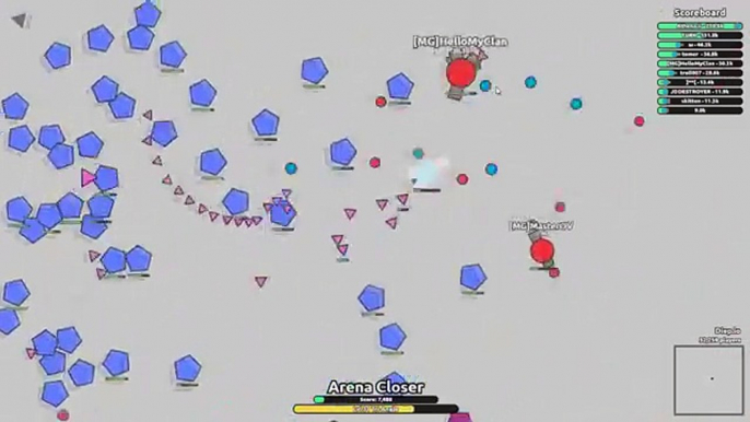 DIEP.IO FALLEN BOOSTER vs TRI ANGLE // NEW SECRET BOSS!! // Whose Faster!?