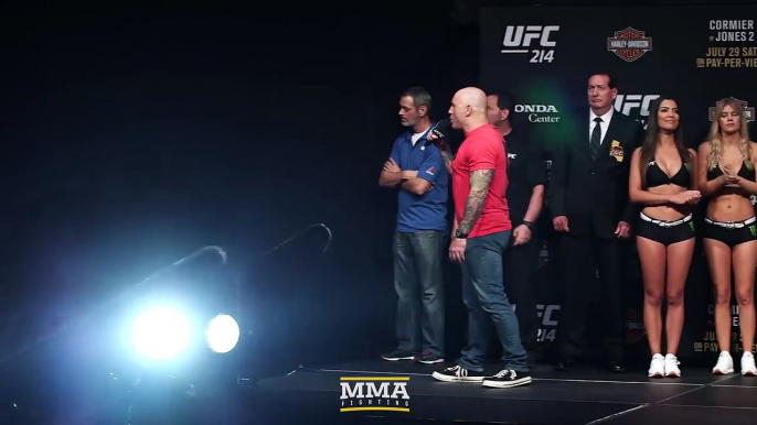 UFC 214: Daniel Cormier vs. Jon Jones 2 Staredown - MMA Fighting