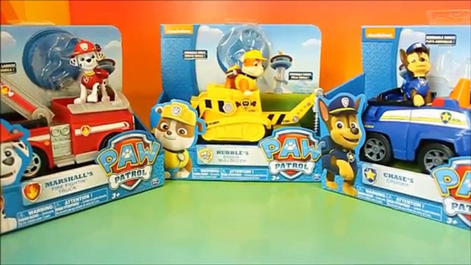 Chasse chien Nouveau entaille patrouille patte décombres jouets Nickelodeon jr bulldozer marshall firetruck disn