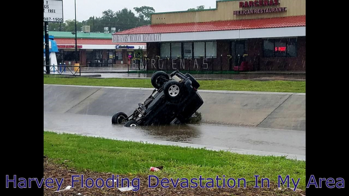 Hurricane Harvey Flooding Damage In My House And Sourrounding Area - Southeast Houston