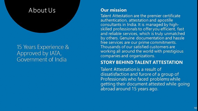 Talent Attestation Delhi, Mumbai, Bangalore, Hyderabad, Pune, Chennai,Thiruvananthapuram, Bangalore