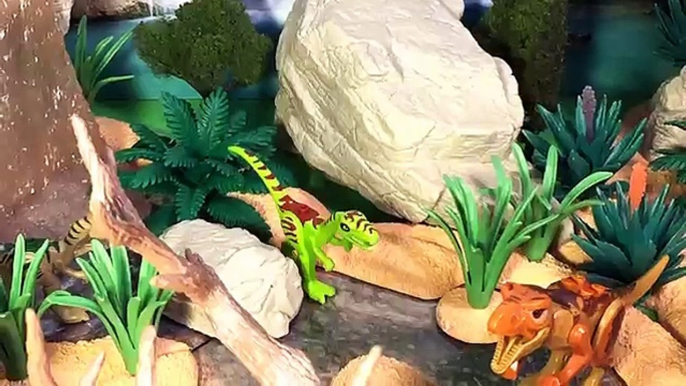 Batallas dinosaurio épico para jurásico Niños tirano saurio Rex Mundo Lego indominus rex vs mosasaurus