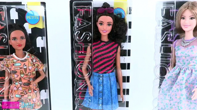 Et Tous les jours éblouir Toile dans lilas charmant afin doux Unbox barbie fashionistas |