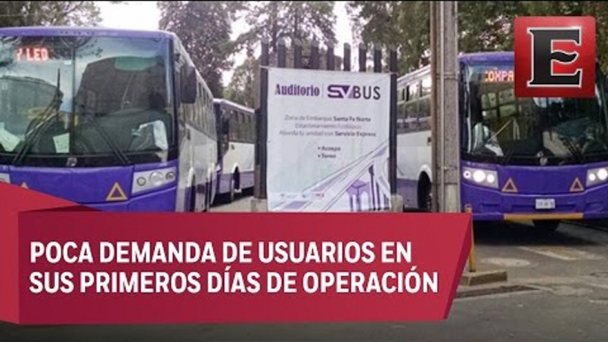 Desconocen capitalinos el nuevo servicio de transporte SVBUS