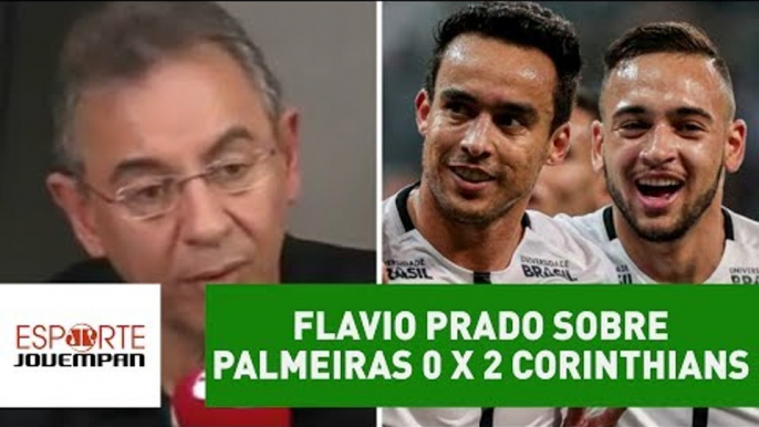 "Foi muito fácil", diz Flavio Prado sobre Palmeiras 0 x 2 Corinthians